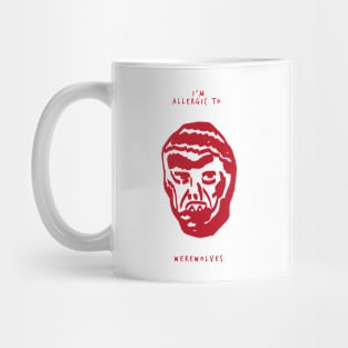 I'm allergic to werewolves Mug